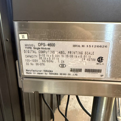 DIGI AW-4600 Meat Wrapper Shrink Weigh Label Wrap Station DPS-4600 Scale Labeler