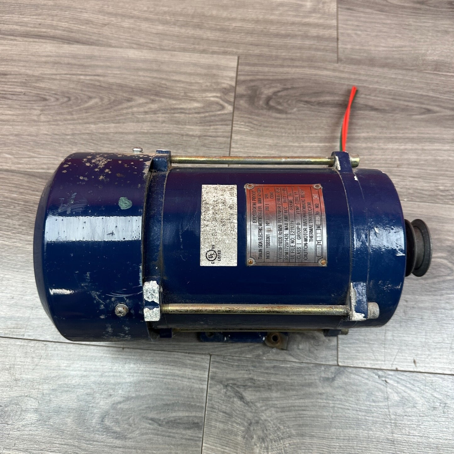 WESTINGHOUSE 308P631 ELECTRIC MOTOR 3/4 HP 1725 RPM 115/230V 1PH GASBOY OEM