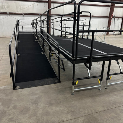 Sico Stage Ramp Assembly - Folding w/ Carts - Wheelchair Access - Concert Music