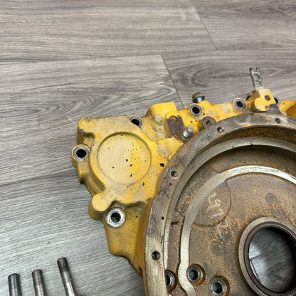 2014 CAT Caterpillar 242D Skid Steer Flywheel Housing Adapter Plate C3.3B Kubota