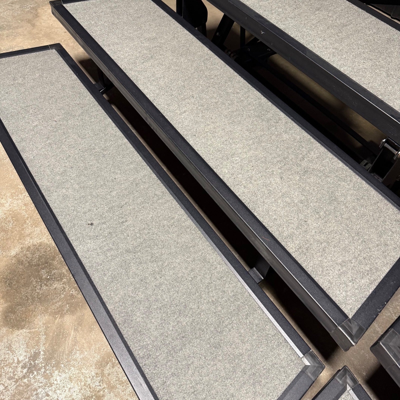 (2) Wenger Signature Series Choral Stage Risers 4-Step Performance Choir Folding