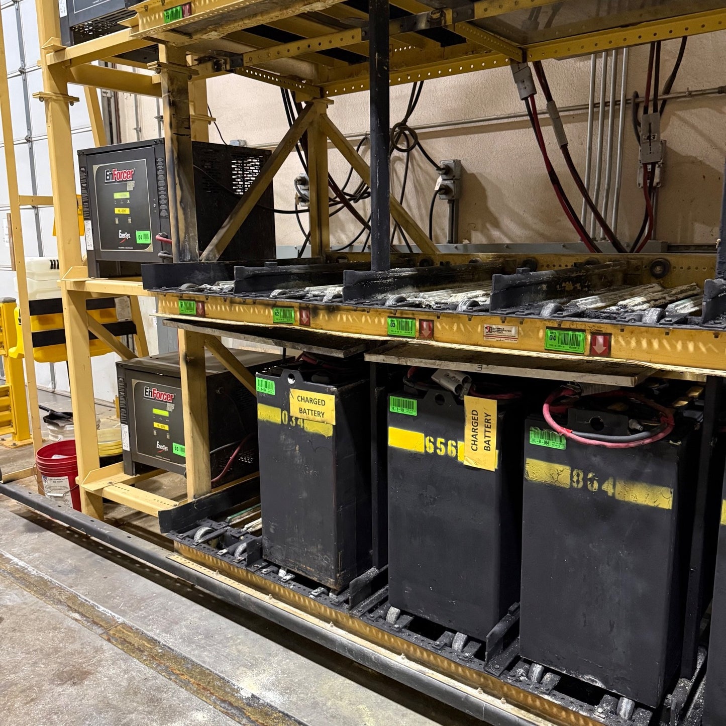 MTC Forklift Battery Exchanger - Multi Level Storage Power Charger