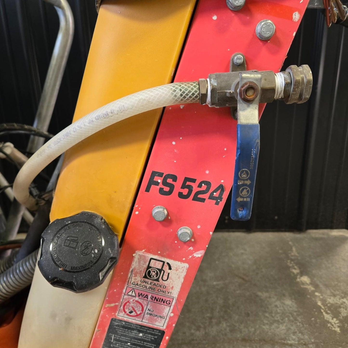Husqvarna FS524 24" Self-Propelled Walk Behind Concrete Saw Honda GX630 – 122HRS1