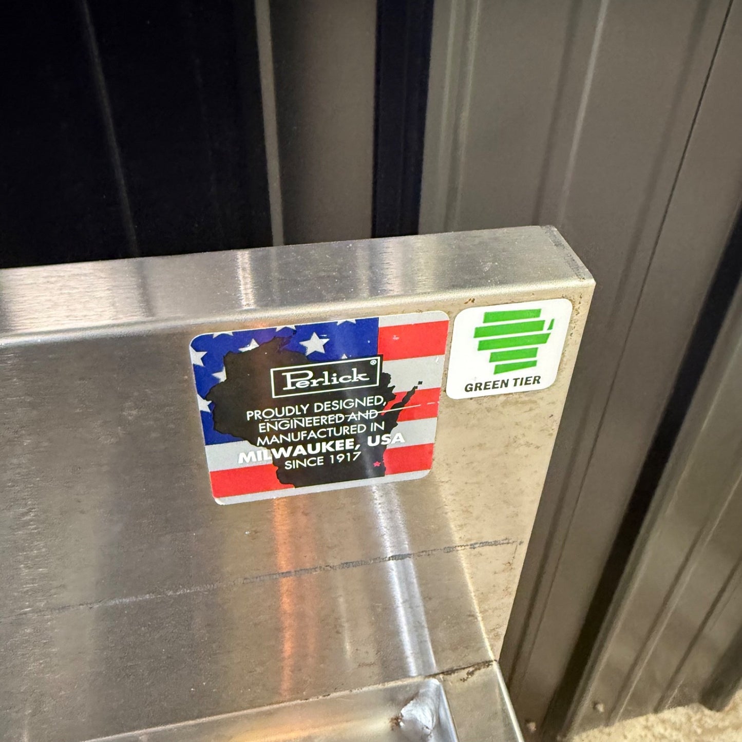 Perlick 7055A-D Drying Rack Glass Underbar Storage Cabinet