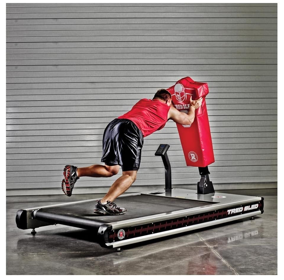 Rogers Athletics Indoor Tred Sled Football Blocking Gym Equipment Treadmill