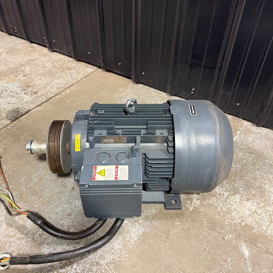 Siemens 1la9166-2ka90-zn03 Kaeser Sigma Compressor Motor 25Hp 460V 3PH