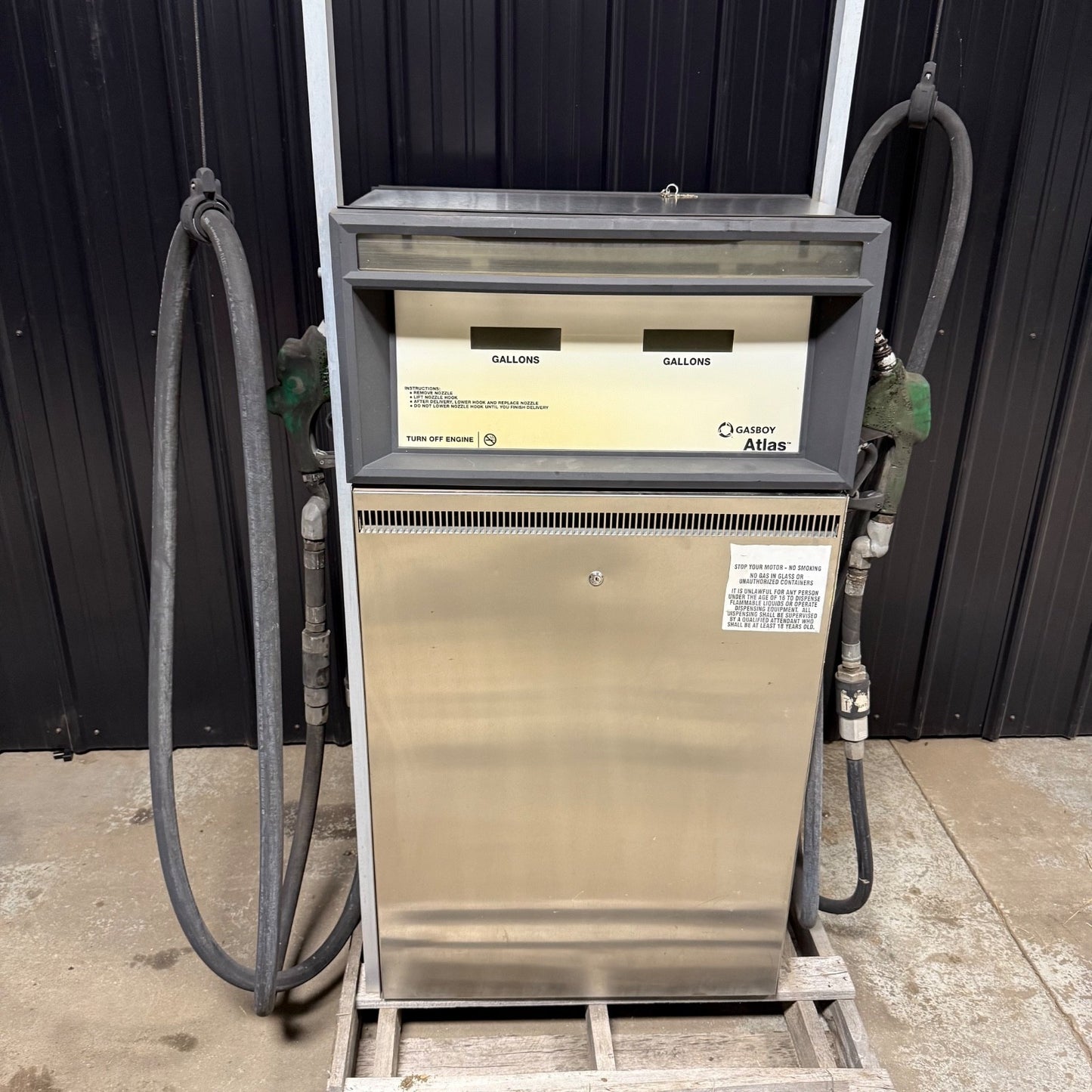 Gasboy Atlas 9853K 9800 Series Dual Fuel Pump - Diesel Dispenser Stainless Steel1