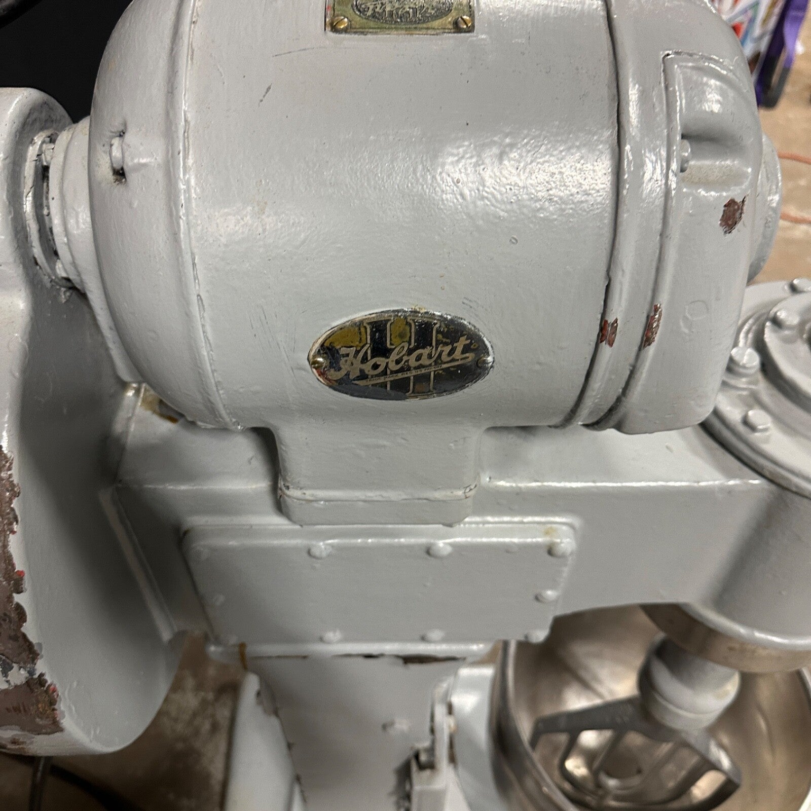 Vintage Hobart Mixer 60 Qt S-601 | WORKING | S601 w/ Bowl + Adapter Whisk Paddle