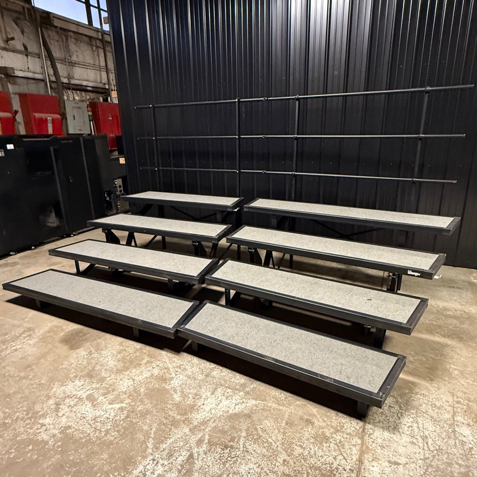 (2) Wenger Signature Series Choral Stage Risers 4-Step Performance Choir Folding