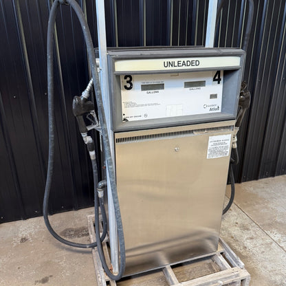 Gasboy Atlas 9853K 9800 Series Dual Fuel Pump - Gas Gasoline Dispenser Stainless