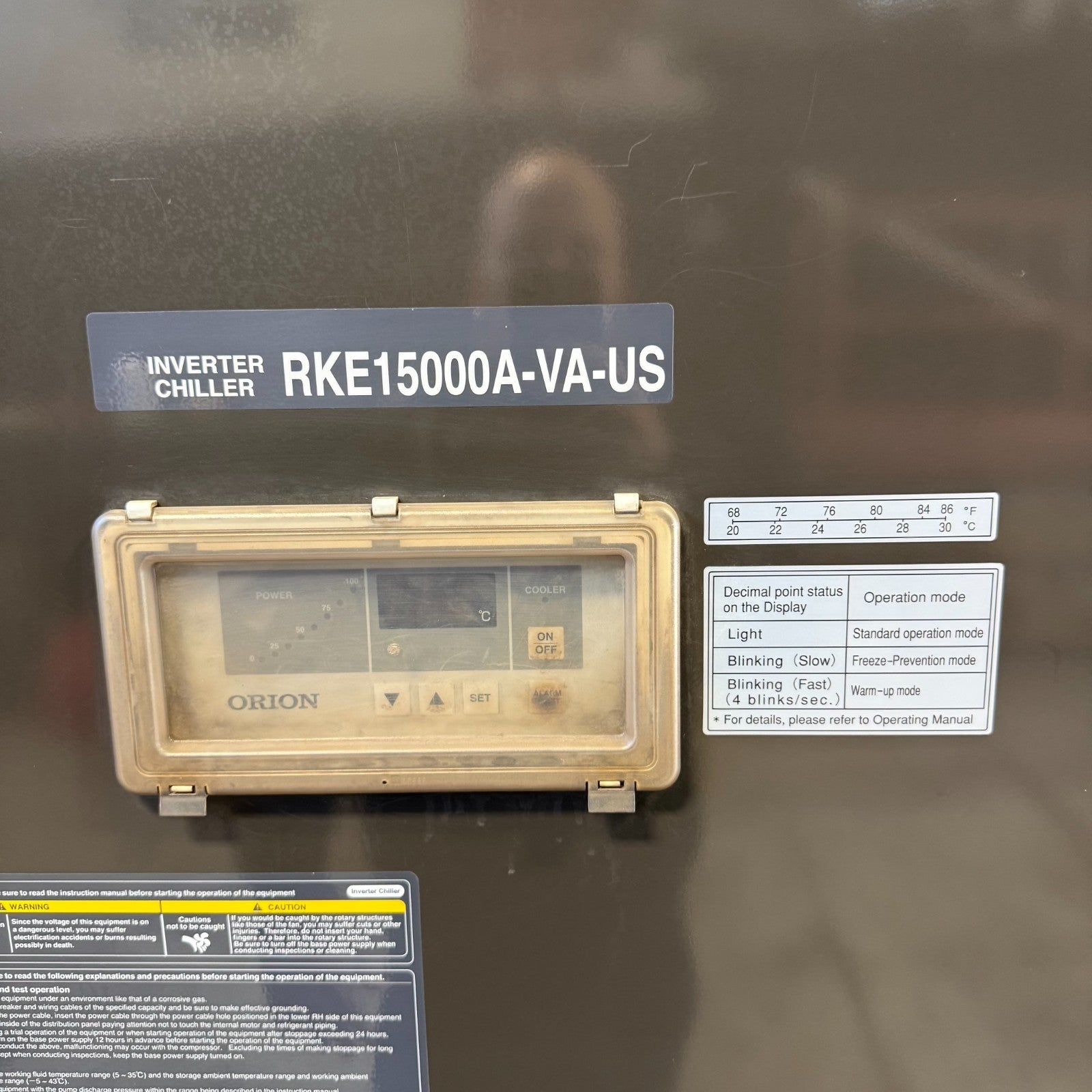Orion RKE15000A-VA-US Inverted Inverter Chiller Cooler (RKE15000A)1