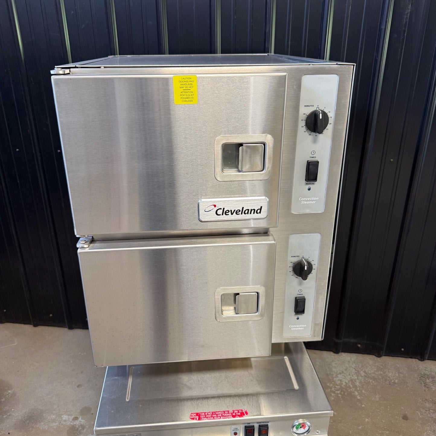Cleveland 24CGM200 Natural Gas Convection Steamer \ Double Oven | Natural Gas1