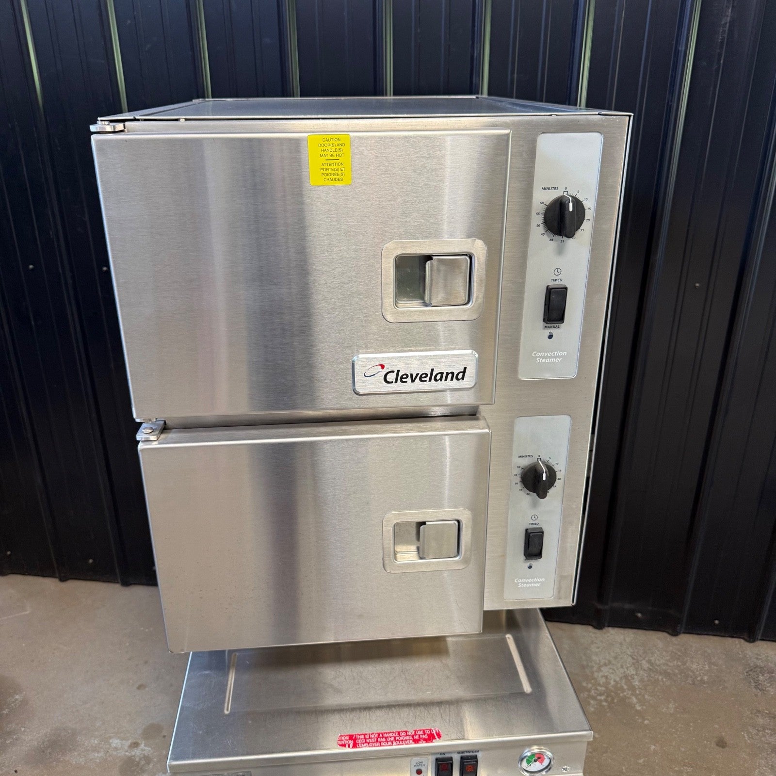 Cleveland 24CGM200 Natural Gas Convection Steamer \ Double Oven | Natural Gas1