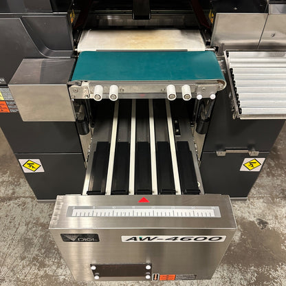 Teraokla DIGI AW-4600 Meat Wrapper Shrink Wrap Station DPS-4600 Scale & Labeler