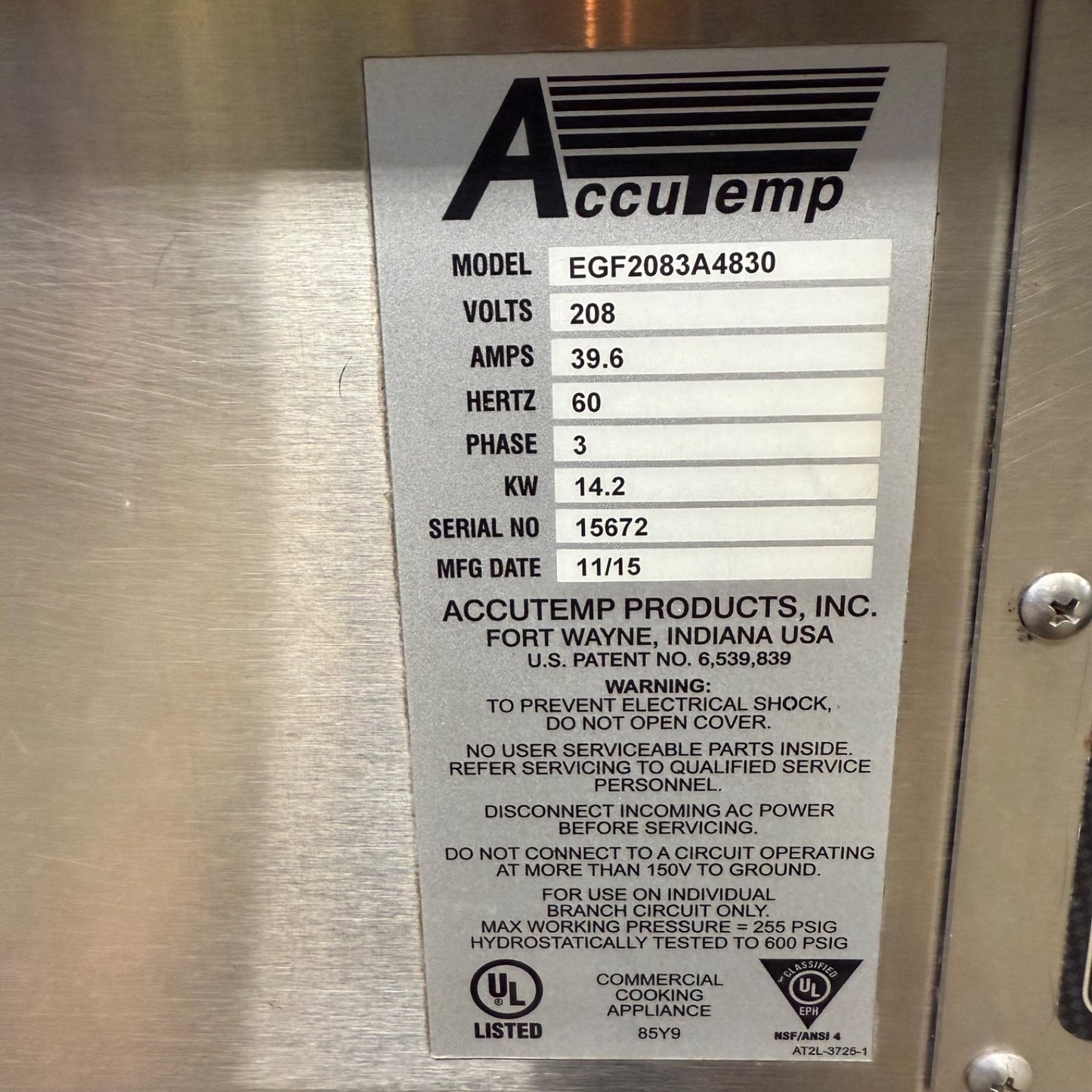 AccuTemp AccuSteam 48" x 30" Electric Griddle Skillet EGF Series Accu-Temp
