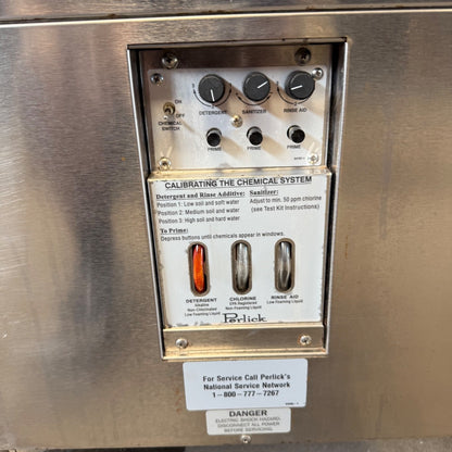 Perlick PKBR24 24" Rotary Undercounter Glasswasher Dish Washer - Batch Type