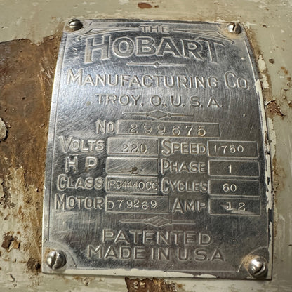 Vintage Hobart Mixer 80 Qt | WORKING | w/ Bowl + Adapter + Whisk