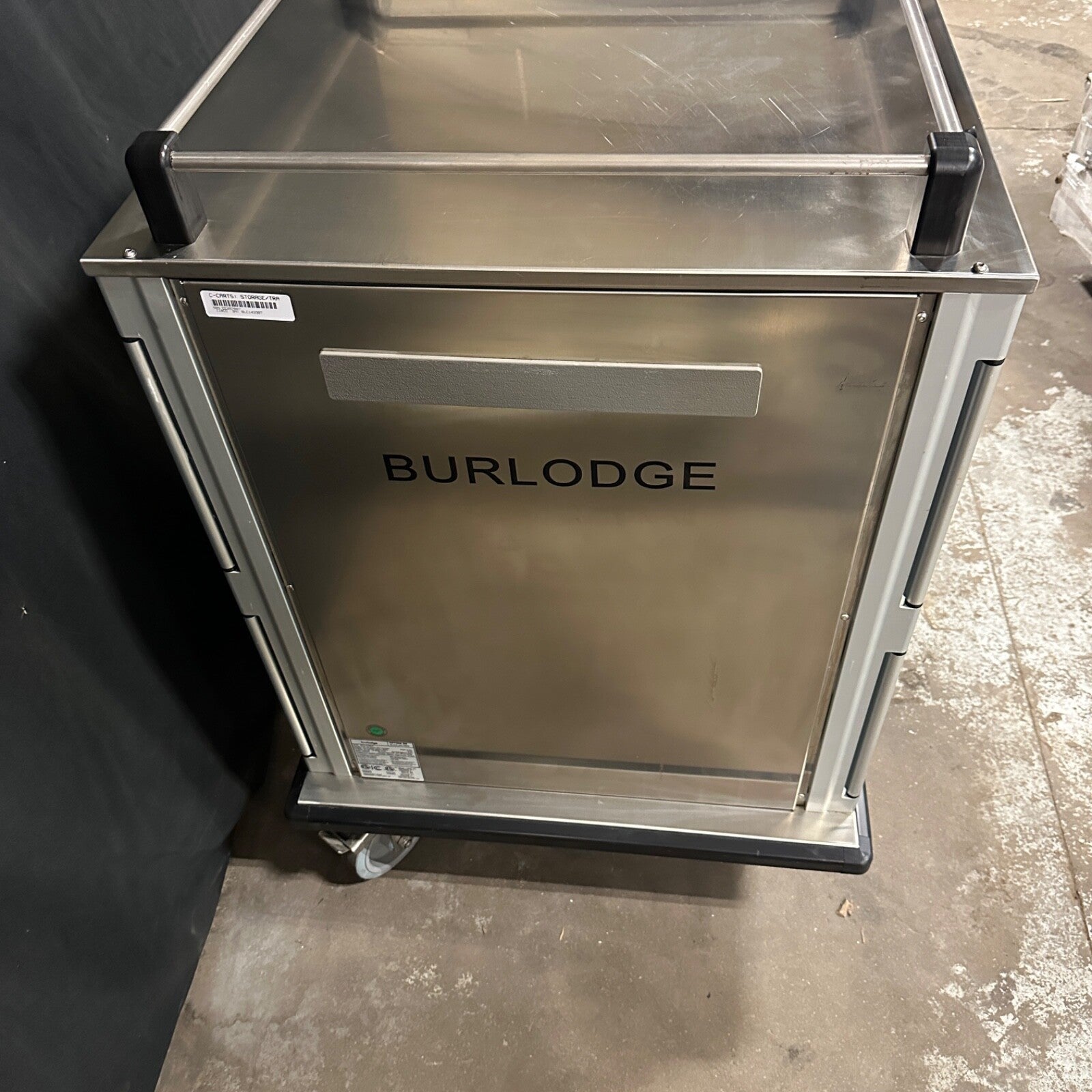 Burlodge Optima RS Heated & Refrigerated Food Tray Cart Portable Warming Cooling