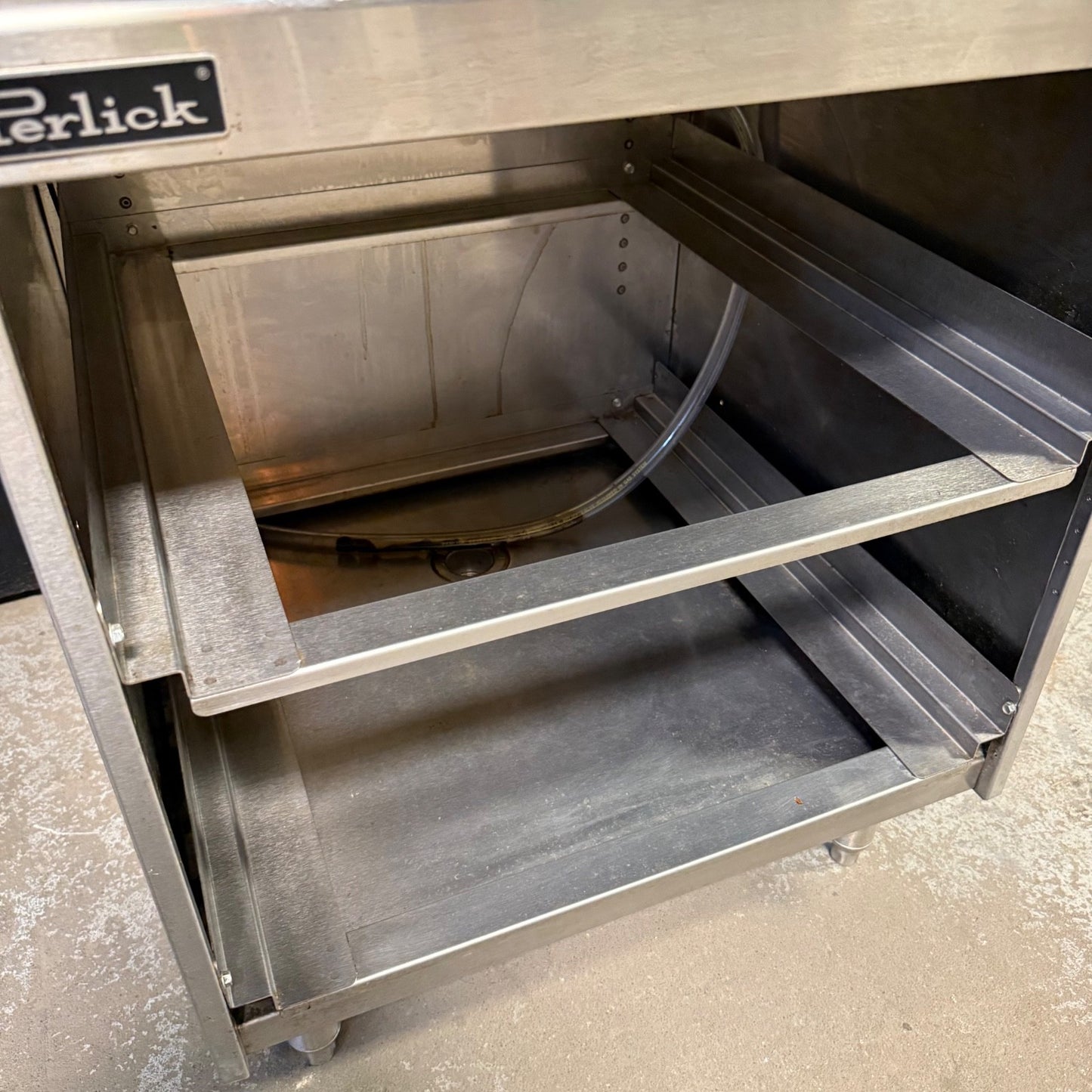 Perlick 7055A-D Drying Rack Glass Underbar Storage Cabinet