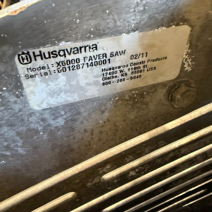 2011 Husqvarna Soff-Cut X5000 27HP Self-Propelled Early Entry Concrete Saw10
