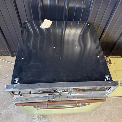 Vintage GE Avocado Green Wall Oven, Electric Cooktop Range, Hood Set - MCM4