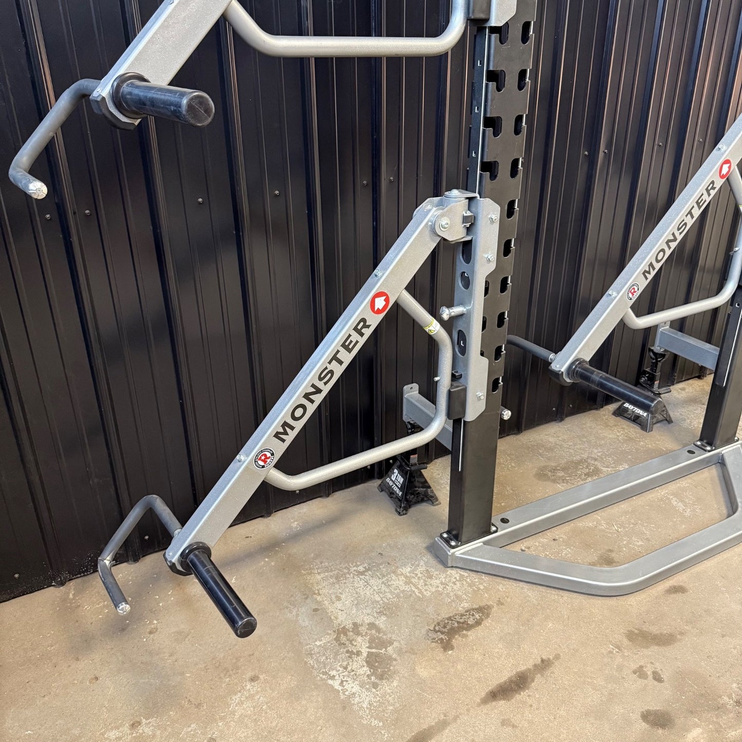 Rogers Athletic Brute Rack w/ Monster Incline Arms | Wall Mount Gym Equipment