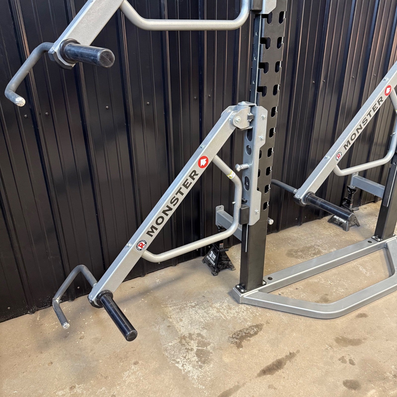 Rogers Athletic Brute Rack w/ Monster Incline Arms | Wall Mount Gym Equipment