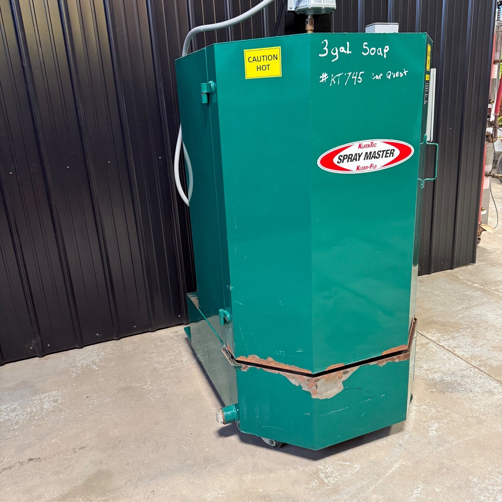 KleenTec Spray Master Aqueous Parts Spray Washer | KT9400 | 65 Gallon