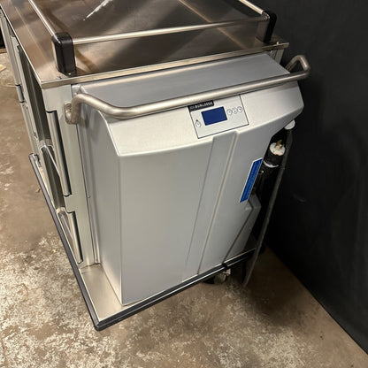Burlodge Optima RS Heated & Refrigerated Food Tray Cart Portable Warming Cooling