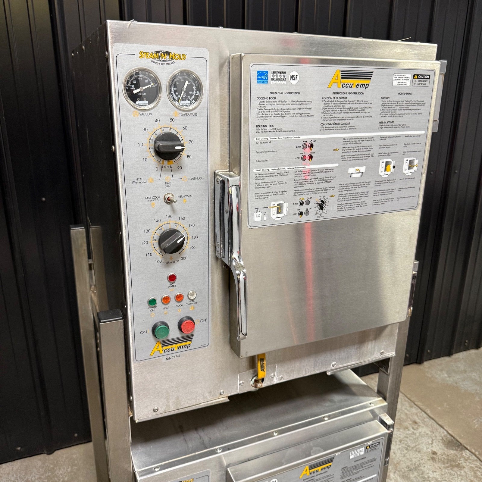 AccuTemp S6 Steam N Hold Double Unit Steamer | Electric | Accu-Temp Steam'N'Hold