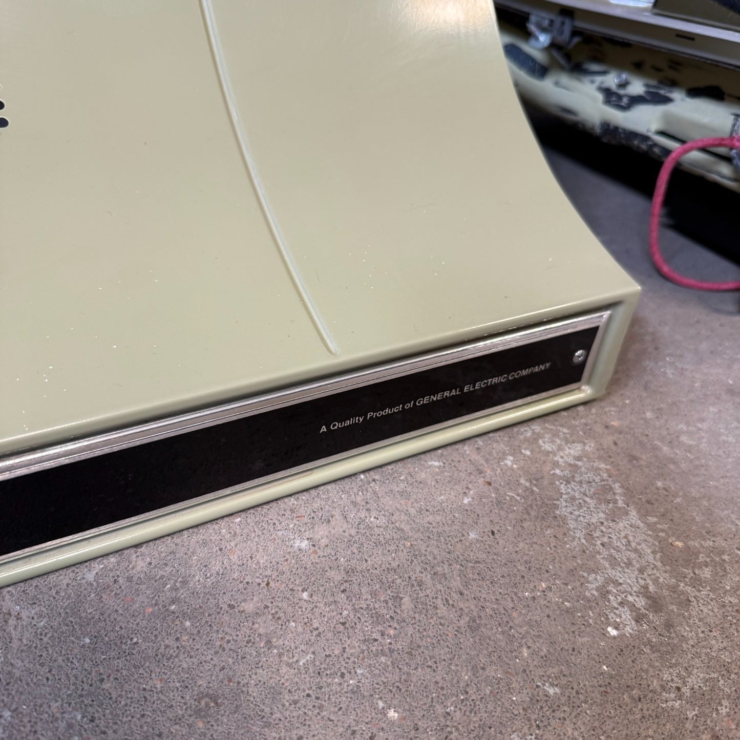 Vintage GE Avocado Green Wall Oven, Electric Cooktop Range, Hood Set - MCM16