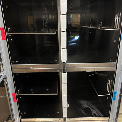 Burlodge Optima RS Heated & Refrigerated Food Tray Cart Portable Warming Cooling