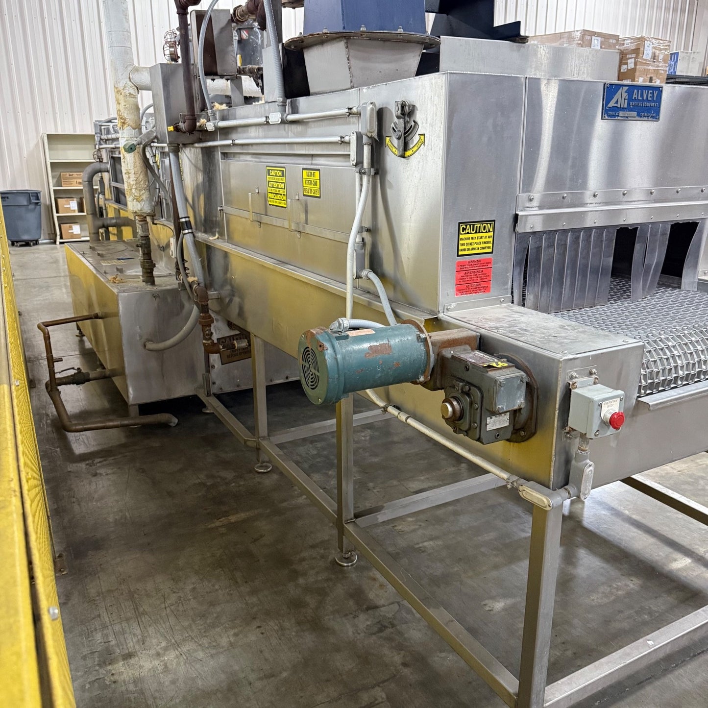 Alvey Conveyer Dishwasher | Pots Pans Trays | Industrial Commercial | Steam