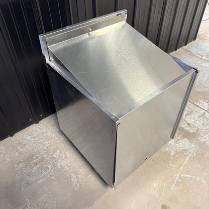 Perlick TS24LS Liquor Bottle Display Cabinet - Behind Bar Storage Step w/ Covers