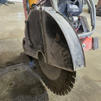 Husqvarna FS524 24" Self-Propelled Walk Behind Concrete Saw Honda GX630 – 122HRS12