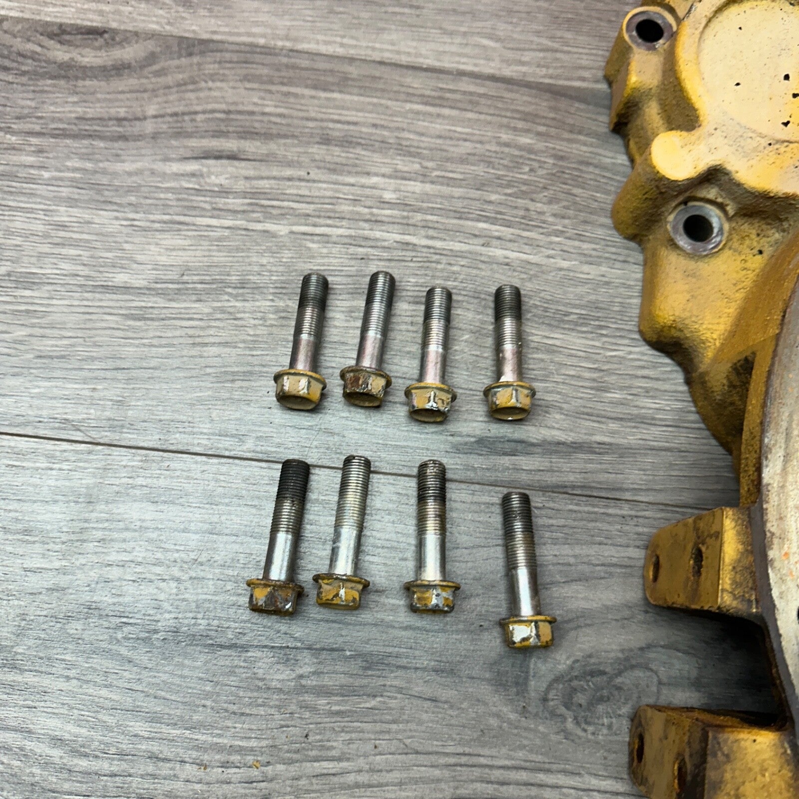 2014 CAT Caterpillar 242D Skid Steer Flywheel Housing Adapter Plate C3.3B Kubota