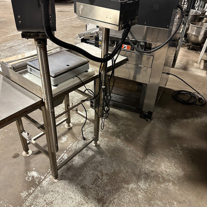 Teraokla DIGI AW-4600 Meat Wrapper Shrink Wrap Station DPS-4600 Scale & Labeler