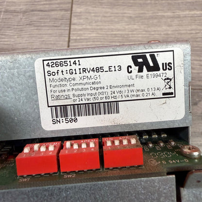 Ingersoll Rand XPM-G1 Y07ENER03.00 G1MODBUS_E08 | G1IRV485_E132