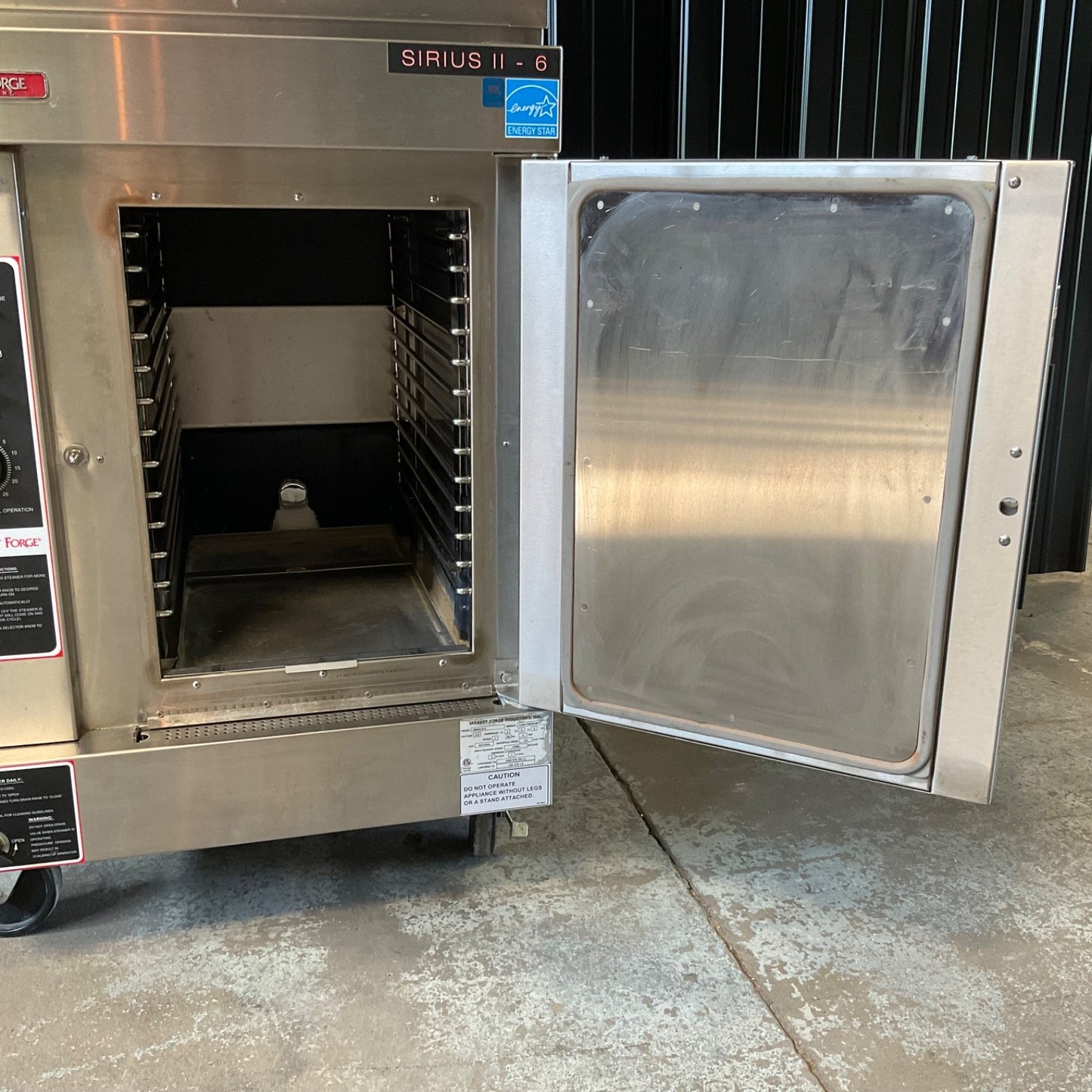 Market Forge SIRIUS II-6 Boilerless Convection Steamer Steam Oven - DOUBLE STACK