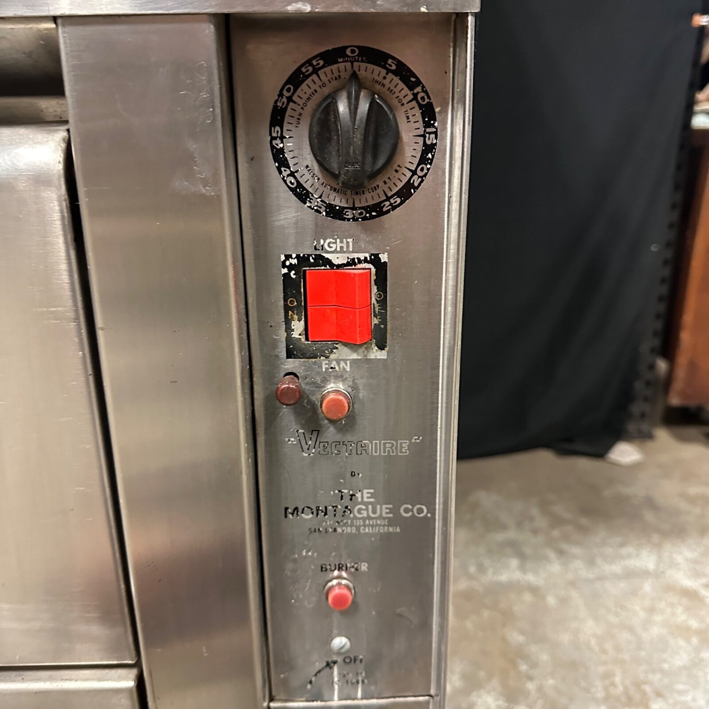 Montaque Vectaire Natrual Gas Double Stack Full Size Convection Oven