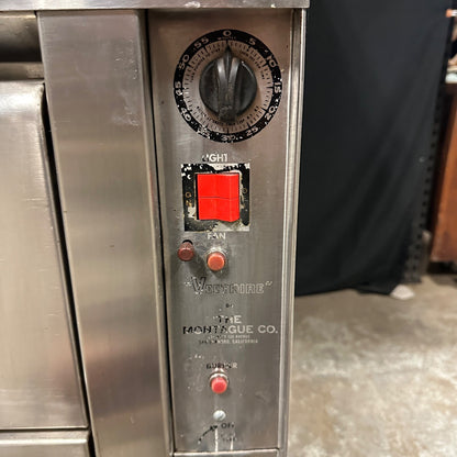 Montaque Vectaire Natrual Gas Double Stack Full Size Convection Oven