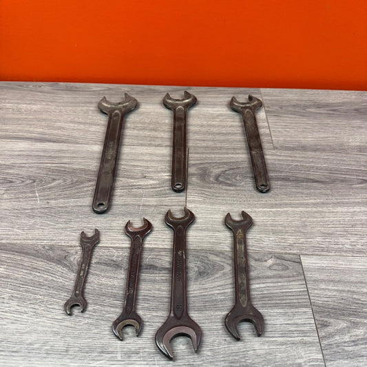 Vintage Dowidat Wrench Set - Machinist - Din 984 - 36, 32, 30, 22, 19, 17, 14