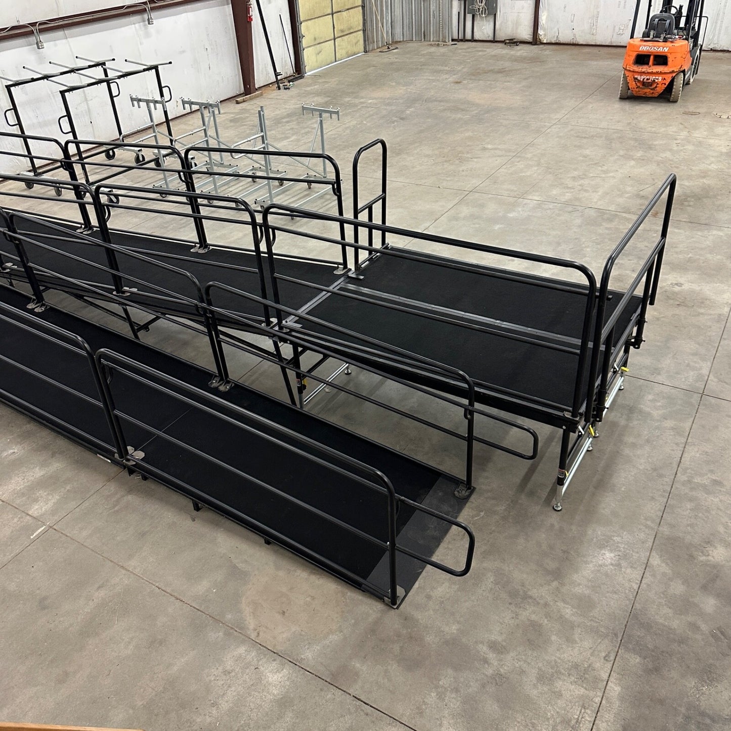 Sico Stage Ramp Assembly - Folding w/ Carts - Wheelchair Access - Concert Music