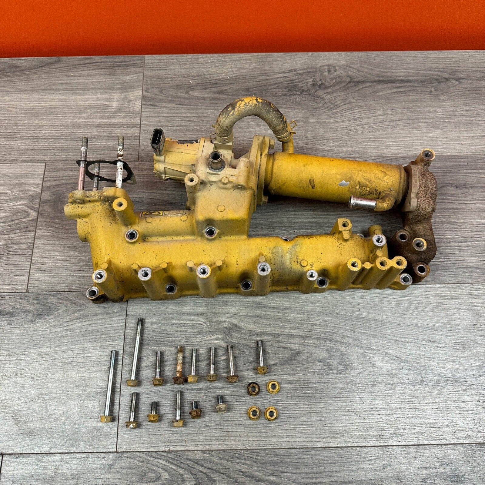 2014 CAT Caterpillar 242D Skid Steer Intake Manifold & EGR Cooler C3.3B Kubota